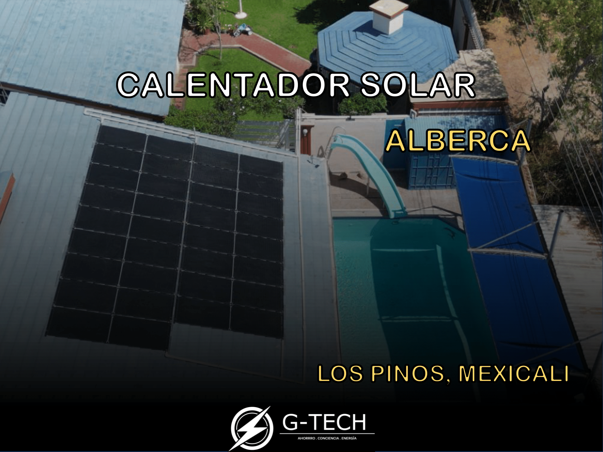 instalacion de calentadores solares para alberca en mexicali