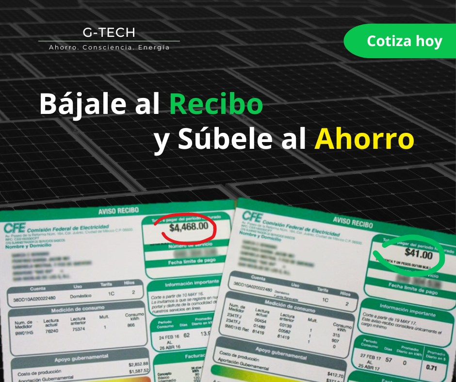 ahorra al instalar paneles solares en mexicali