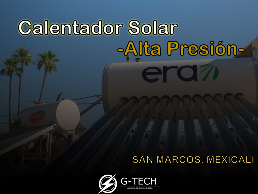 calentador solar instalado en mexicali