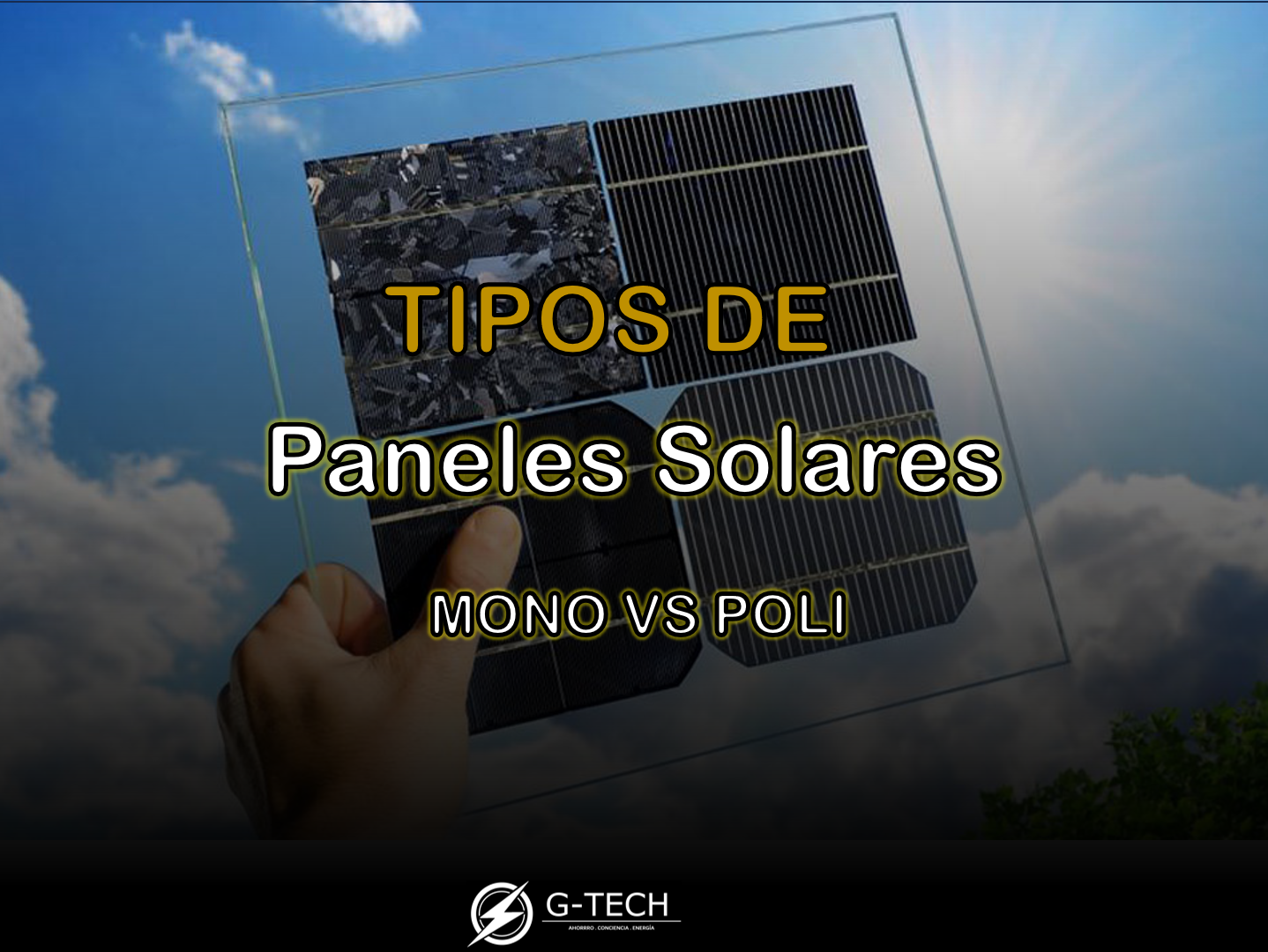 tipos de paneles solares