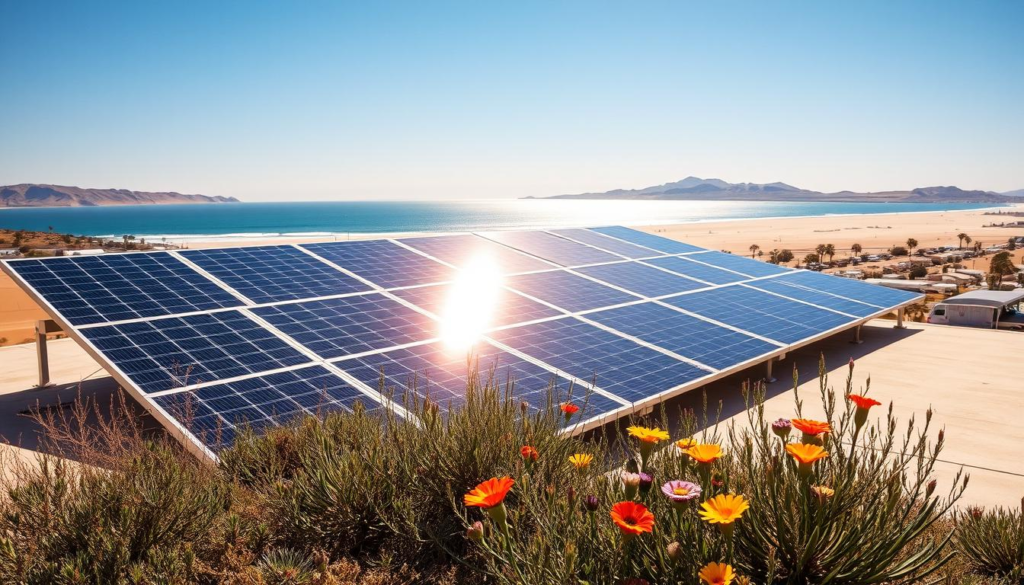 Instalación de paneles solares en San Felipe, B.C.