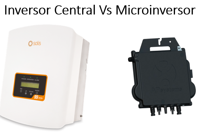 inversor central solis vs microinversor apsystem