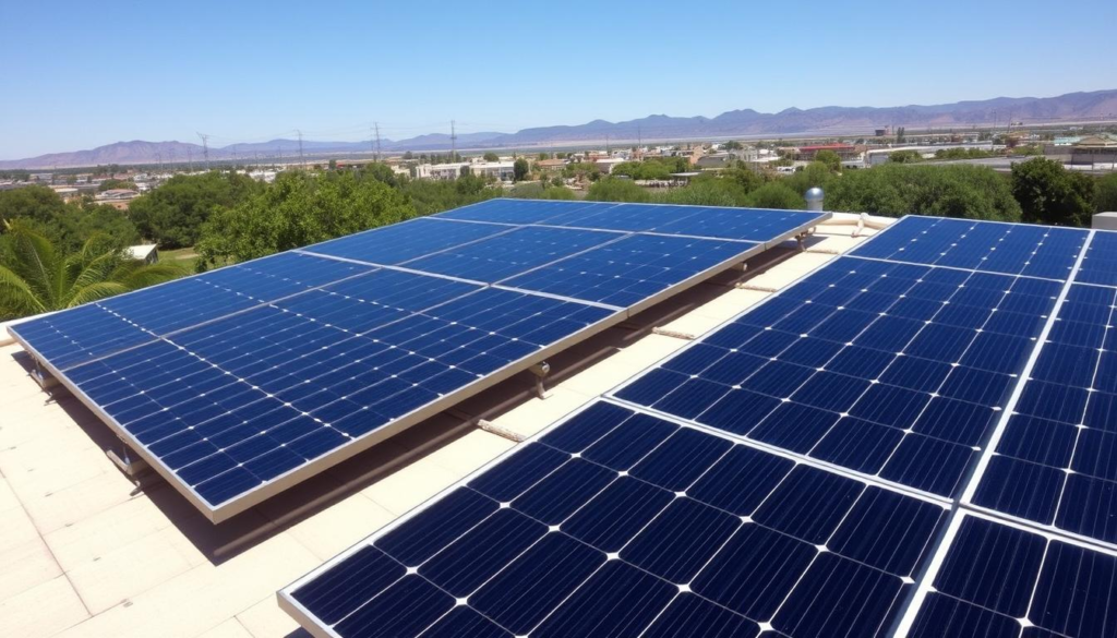 foto de Instalación de paneles solares en san felipe