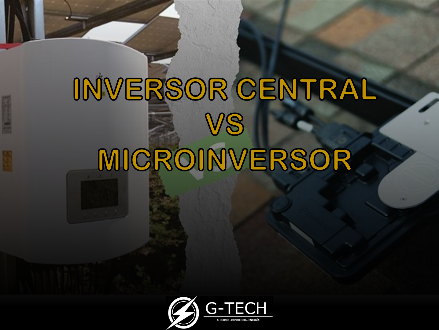 Inversor central vs Microinversor