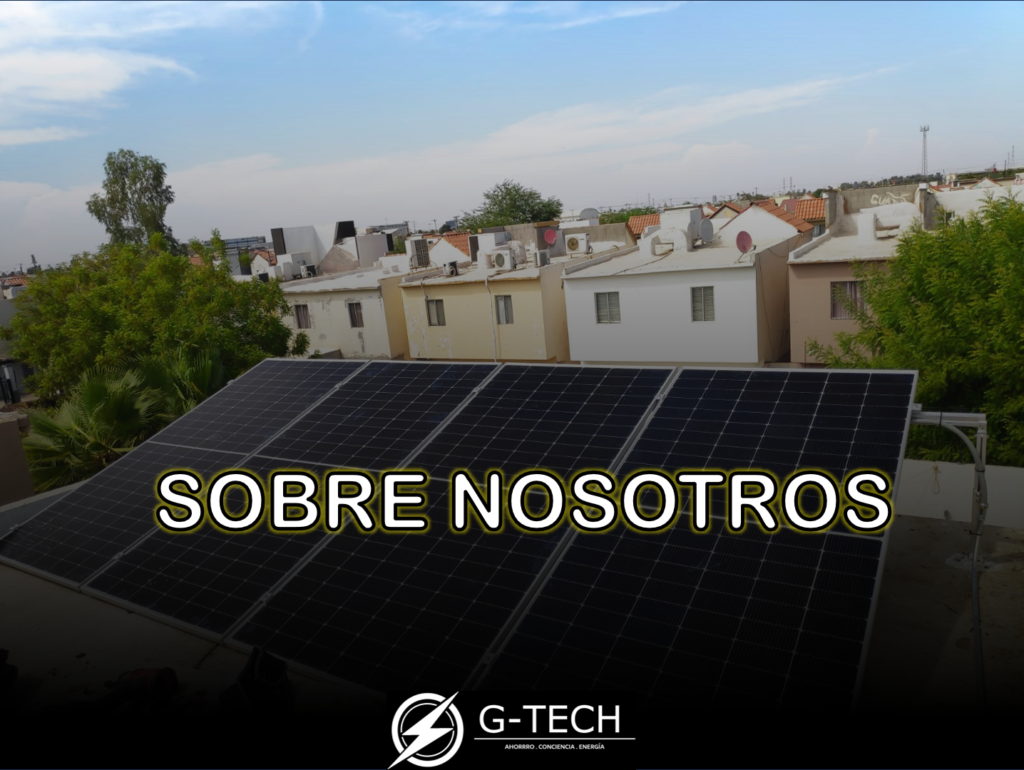 SOBRE NOSOTROS G-TECH