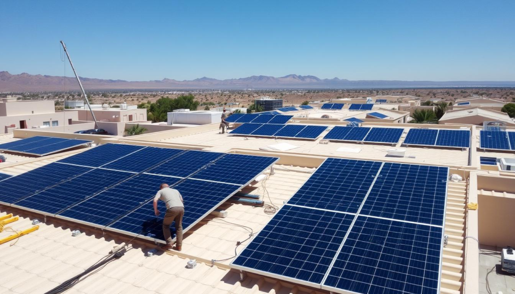 tipos de paneles solares instalados en san felipe