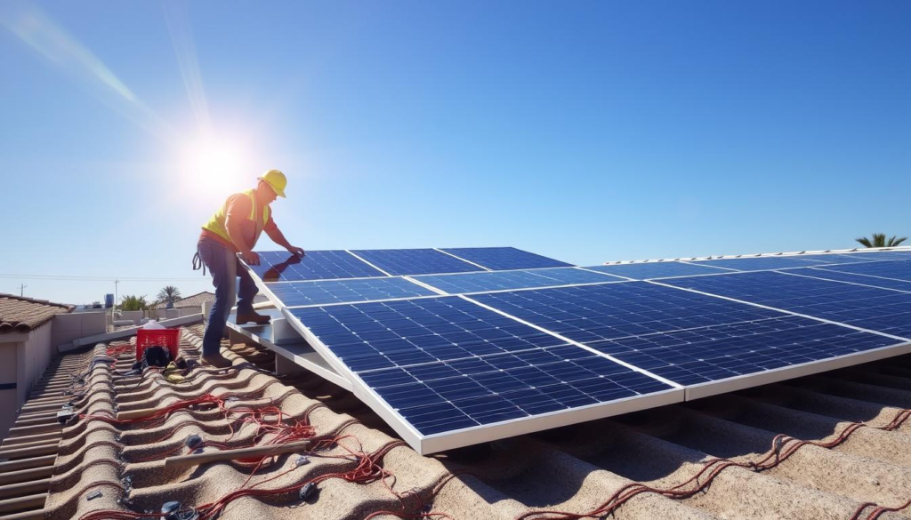 instalación de paneles solares en mexicali