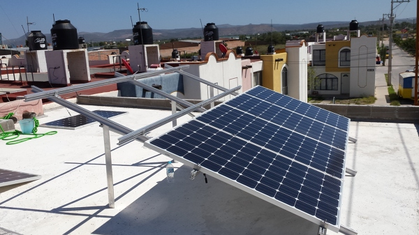 estructura de aluminio para paneles solares