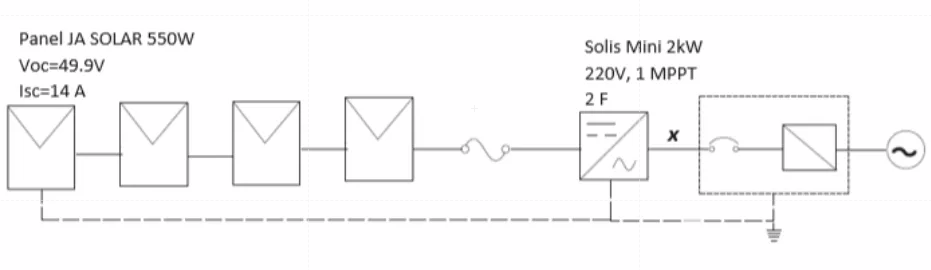 diagrama unifilar para la certificación ec1181