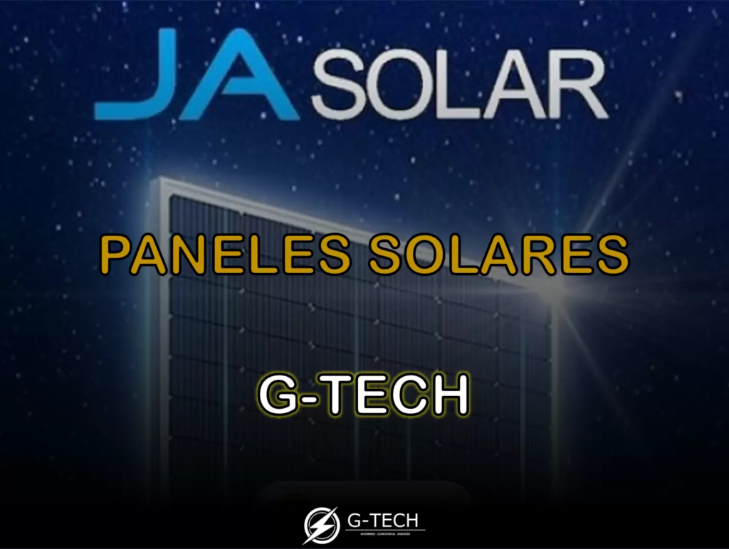 Panel Solar de la marca ja solar en san felipe