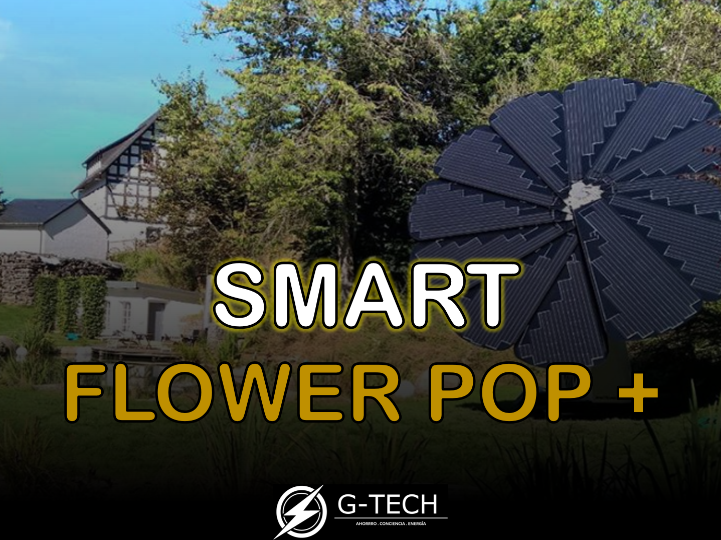 SmartFlower POP +. Energía inteligente para el hogar.
