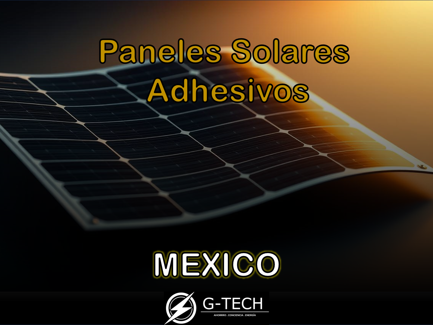 Paneles Solares Adhesivos en México