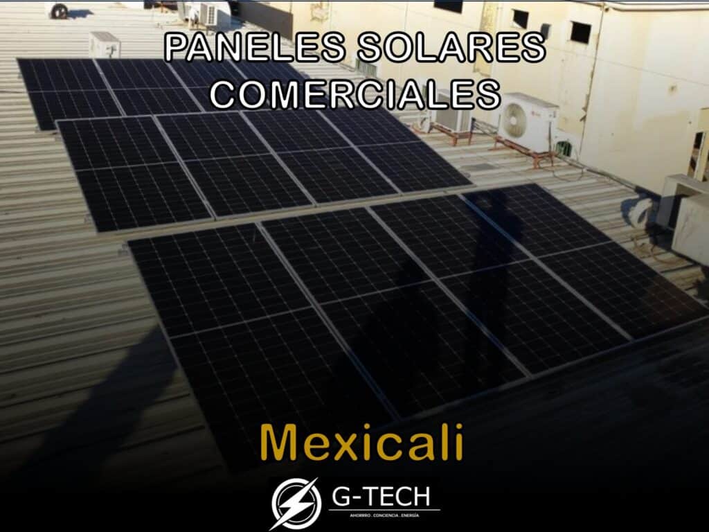 paneles solares comerciales mexicali en el local urban bikes plaza montecarlo